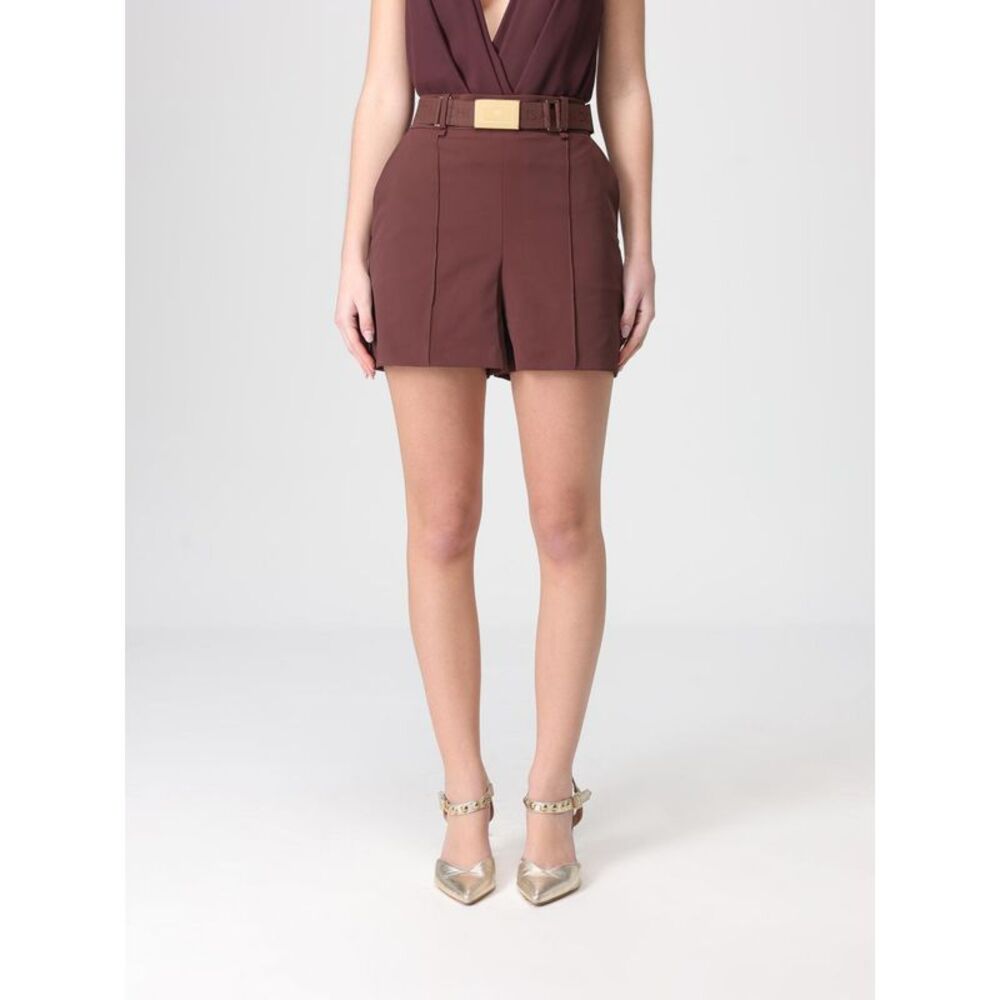 Elisabetta Franchi Shorts Woman Cocoa